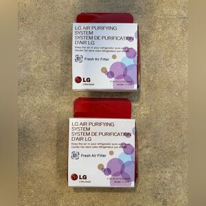 2 Pack of LG LT120F Replacement Air Filter Refrigerator Genuine Part Brand New
